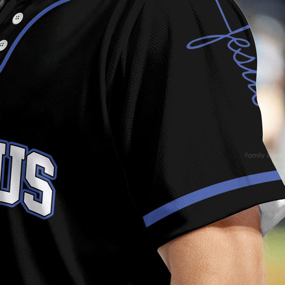 Jesus Lion on The Light - Baseball Tee for God Lover