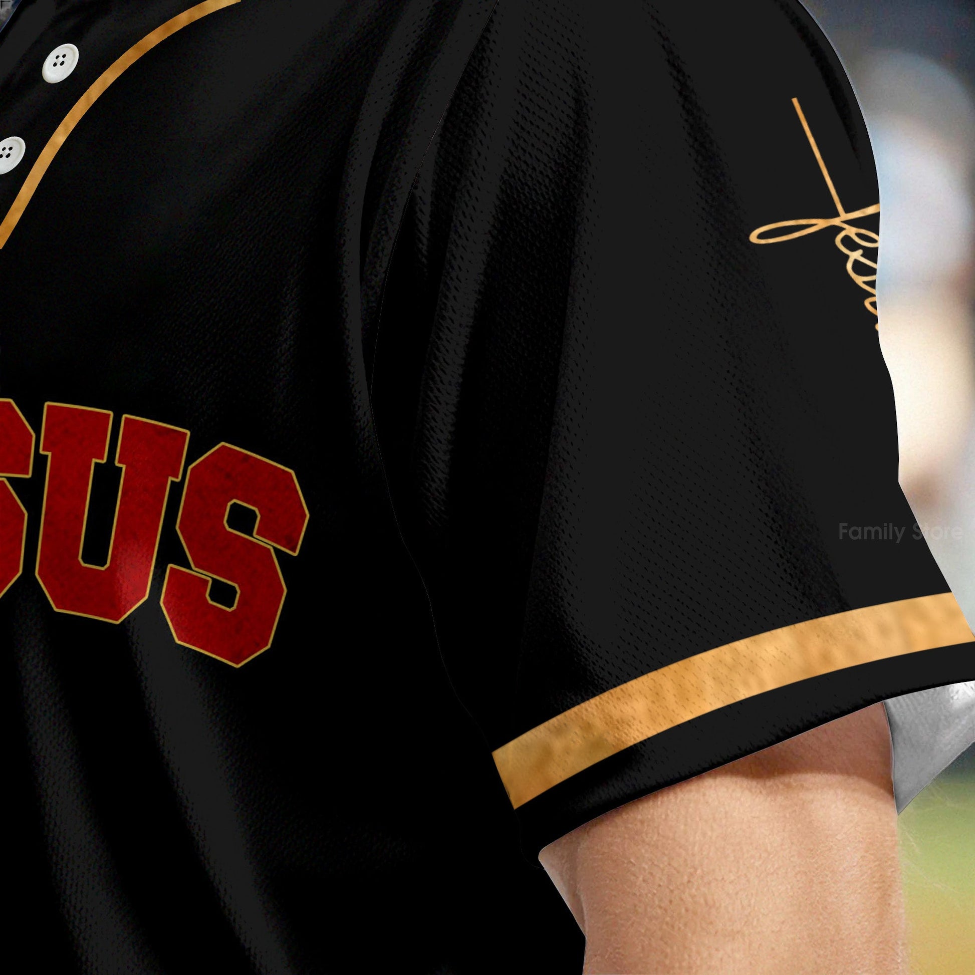 Jesus Baseball Tee Jersey Shirt