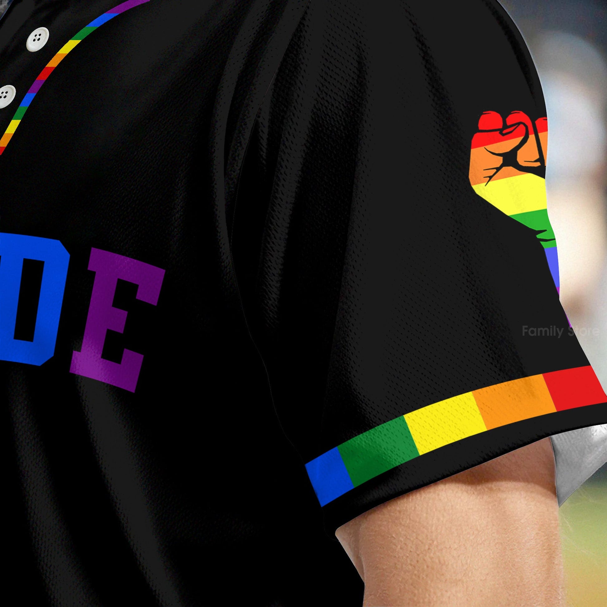 LGBT Love Is Love Baseball Tee Jersey Shirt
