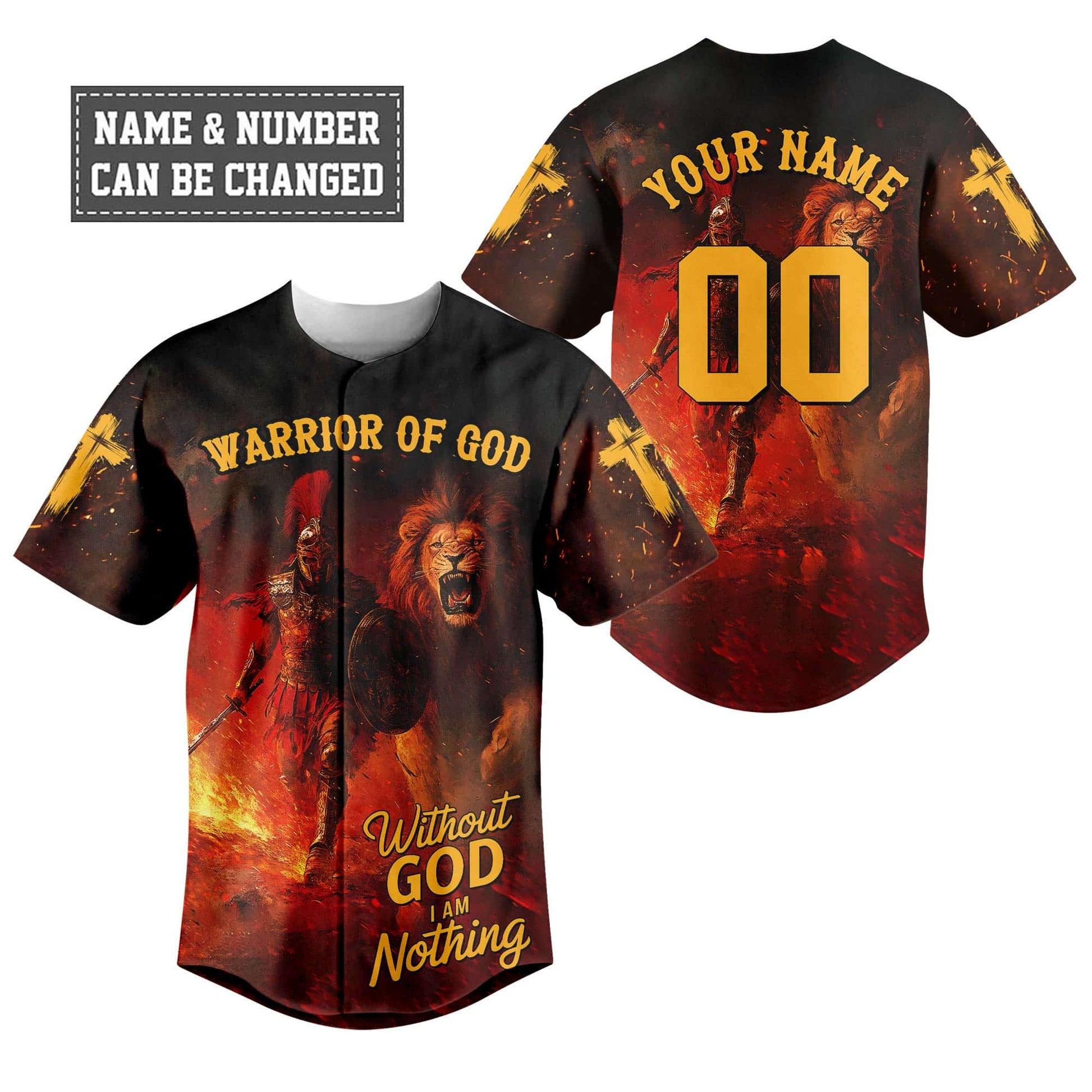 Without God I Am Nothing Baseball Jersey Bundle
