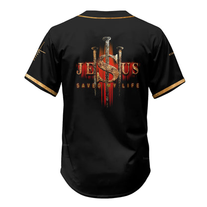 Jesus Baseball Tee Jersey Shirt