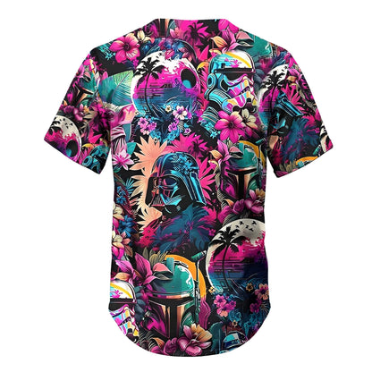 Special Starwars Synthwave 02 - Baseball Jersey - Christant Gift For Him - Family Store