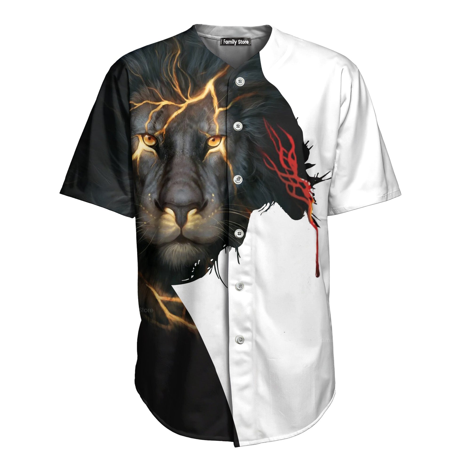 Jesus Lion Way Maker Miracle Worker Baseball Tee Jersey Shirt Printed 3D - PN303116Td