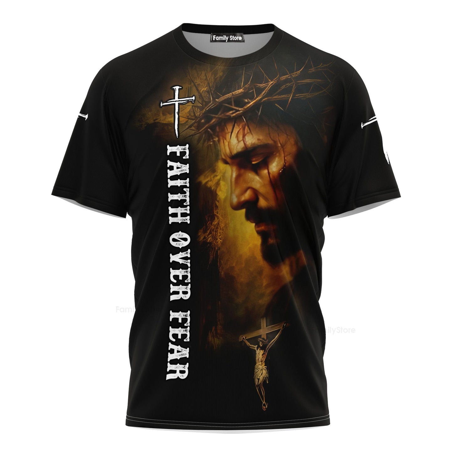 1 Cross 3 Nails 4 Given 3D TShirt
