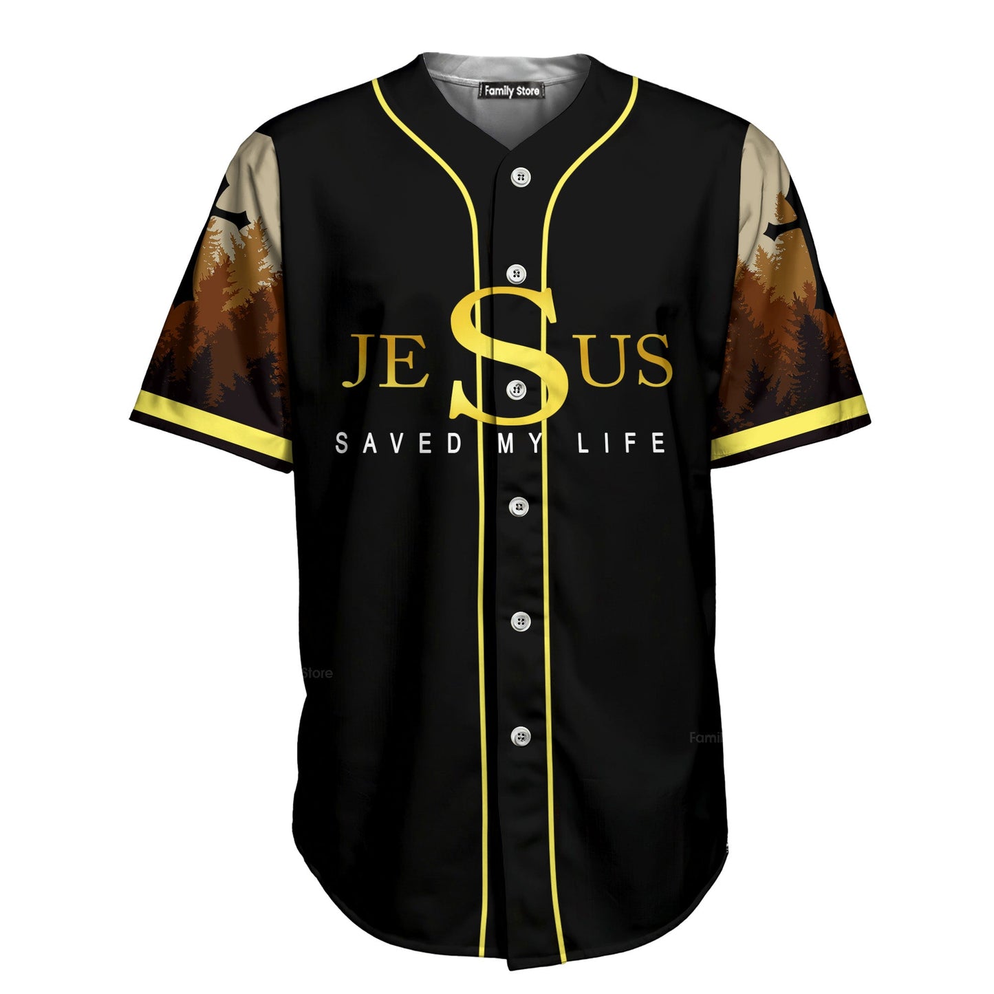 Lion Jesus saves my life Jesus is my everything Baseball Tee Jersey Shirt Printed 3D