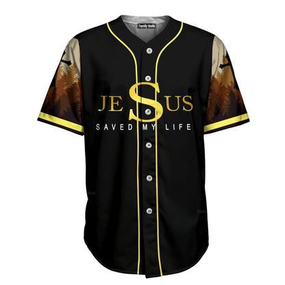 Lion Jesus saves my life Jesus is my everything Baseball Tee Jersey Shirt Printed 3D