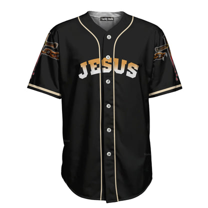 Christ Jesus Came Into The World To Save - Baseball Jersey - Christant Gift For Him