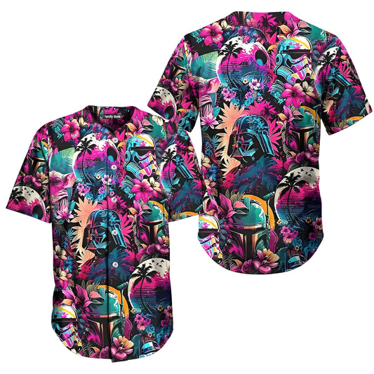 Special Starwars Synthwave 02 - Baseball Jersey - Christant Gift For Him - Family Store