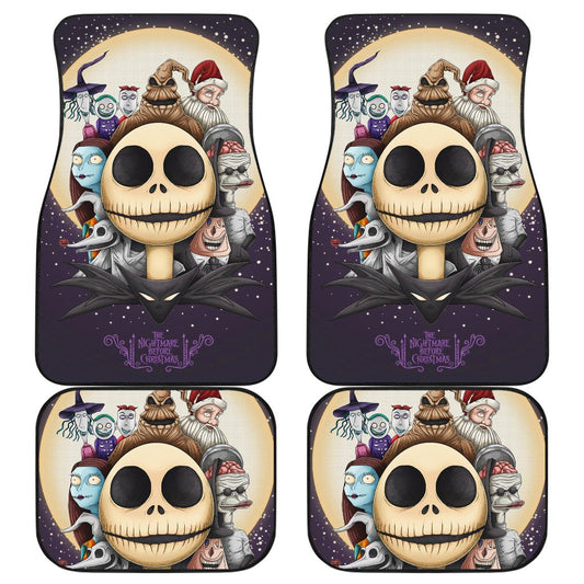 TNBC Car Mats Nightmare Before Christmas All Characters Car Floor Mats Colorful