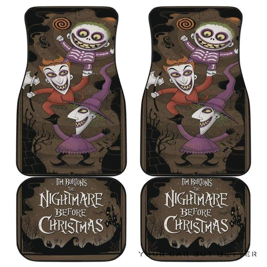 TNBC Car Mats The Boogie's Boys Characters Graphic Car Floor Mats Brown