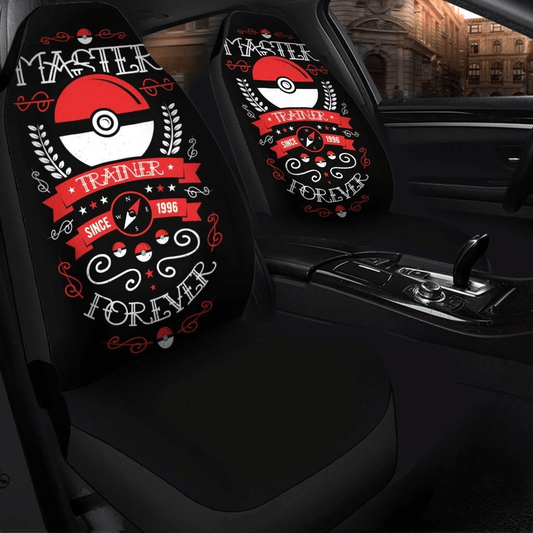 PKM Car Seat Covers Master Trainer Since 1996 Forever Seat Covers Black Red