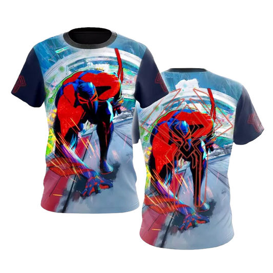 Spiderman T-shirt Spiderman 2099 Climbing Graphic T-shirt Colorful Unisex