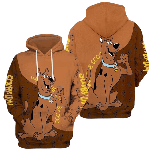 Scooby Doo Hoodie Winnie The Scooby Doo Hoodie Brown Unisex