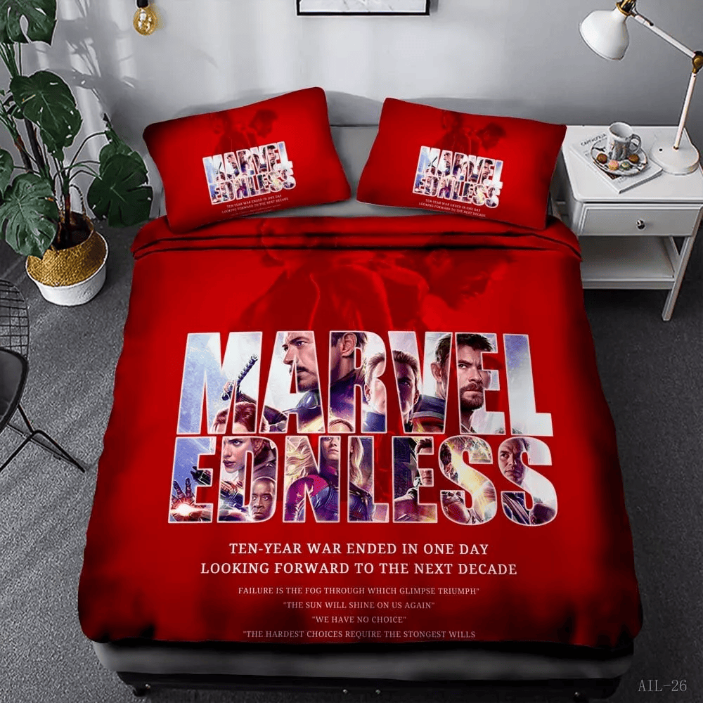 MV Bedding Set MV Endless Looking Forward To The Next Decade Duvet Covers Red Unique Gift