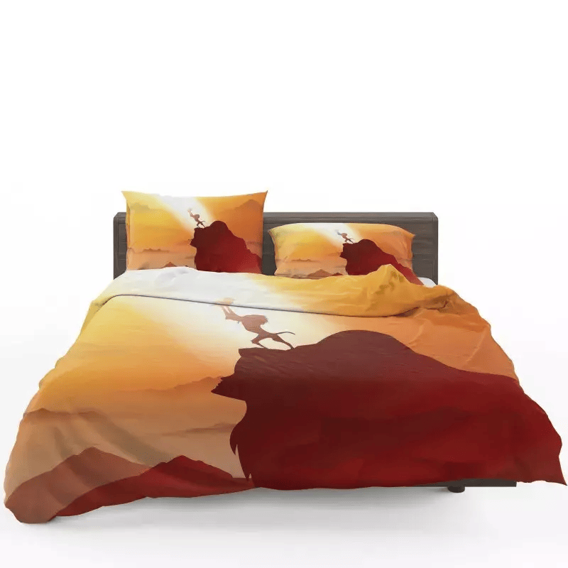 LK Bedding Set DN The LK Circle of Life Rises Duvet Covers Orange Unique Gift