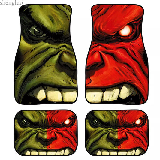 MV Car Floor Mats The Hulk And The Thunderbolt Hulk Graphic Car Mats