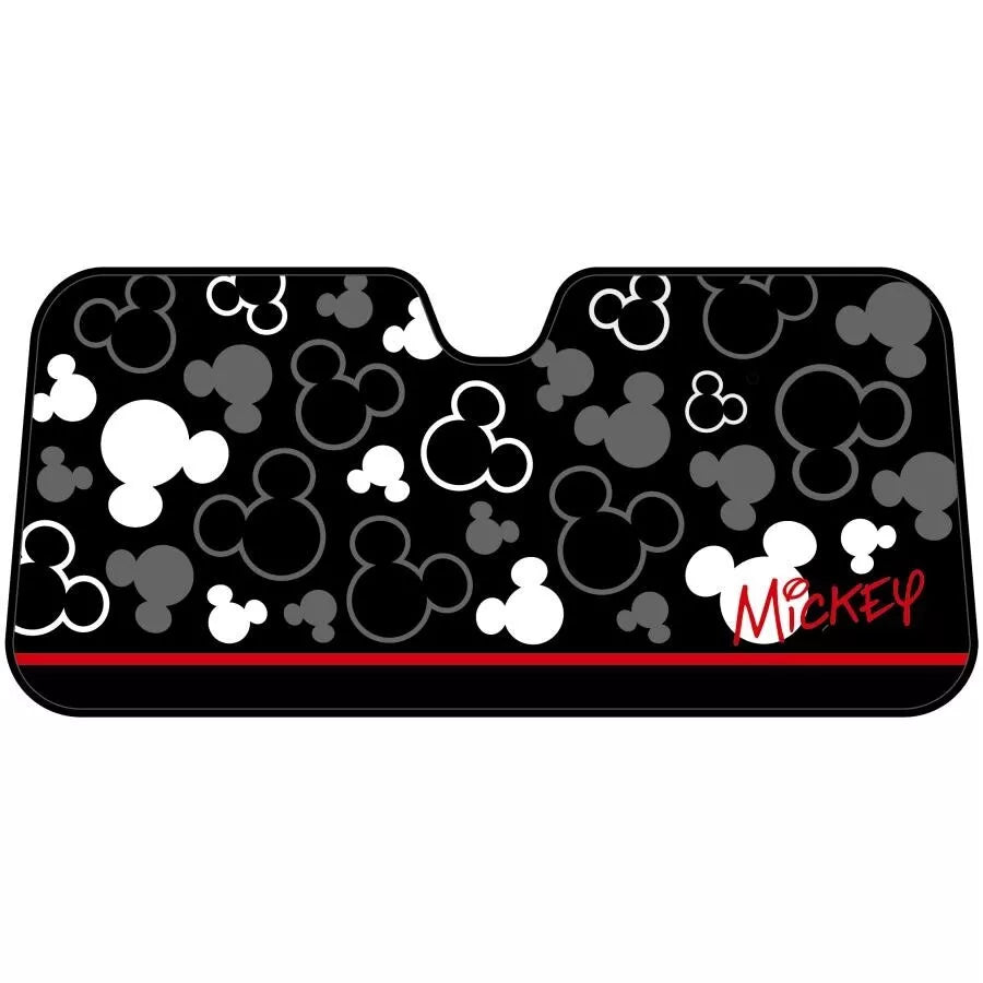 MM Car Sun Shade MM Head Silhouette Pattern Winshield Sun Shade Black White