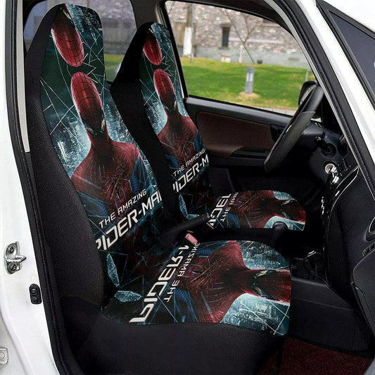 Spiderman Car Seat Covers MV The Amazing Spiderman Graphic Seat Covers Black Red