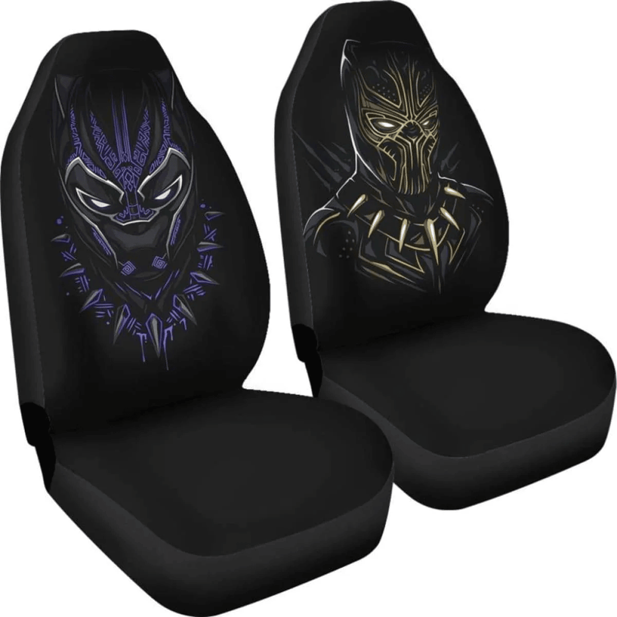 Black Panther Car Seat Covers Black Panther Original And New Suit Seat Covers Black