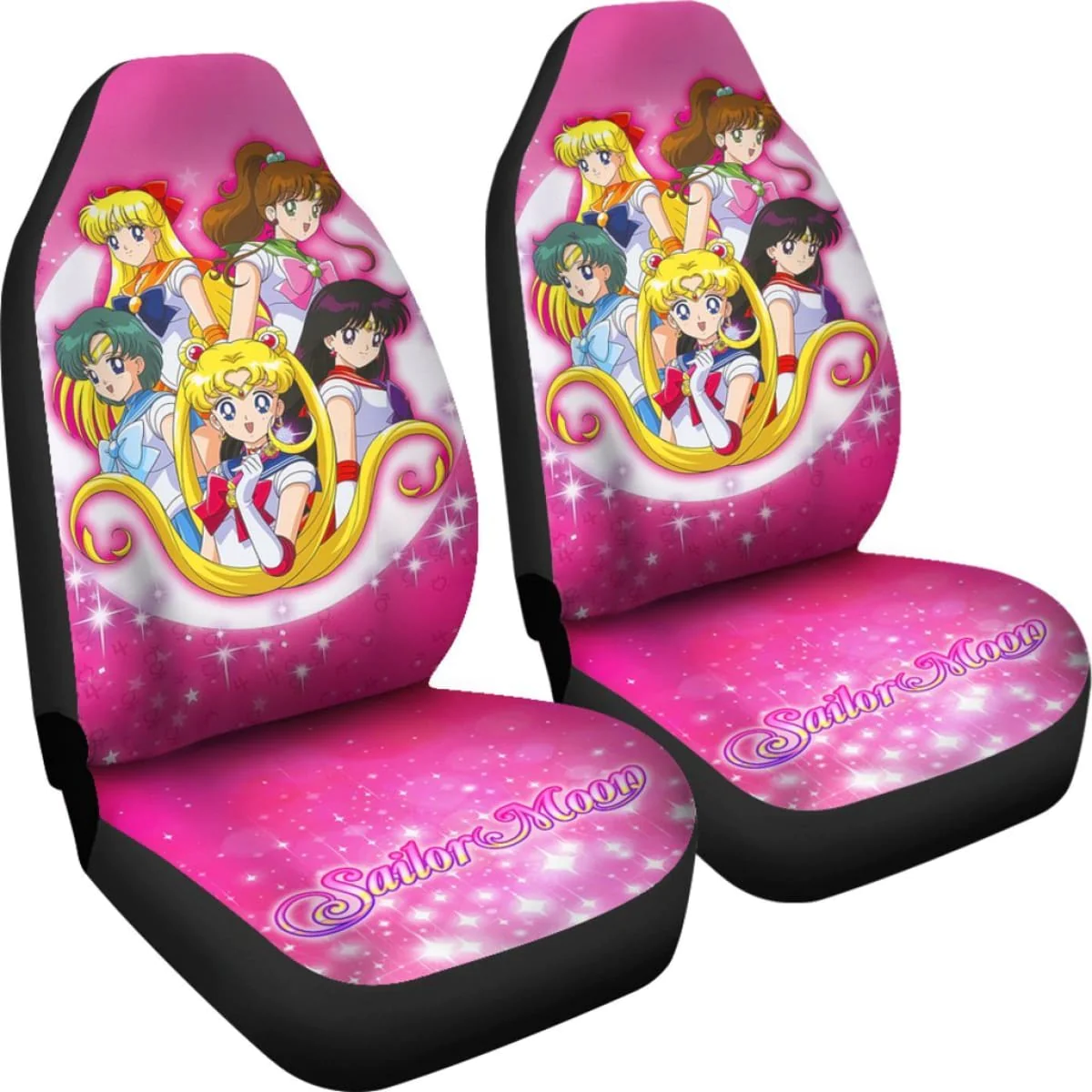 Sailor Moon Car Seat Covers Sailor Moon All Other Sailors Seat Covers Pink