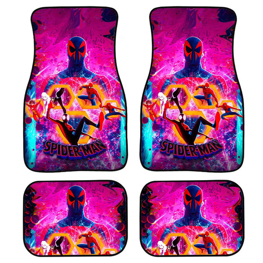 Spiderman Car Mats Spiderman Spider Gwen And Spiderman 2099 Graphic Car Floor Mats Colorful