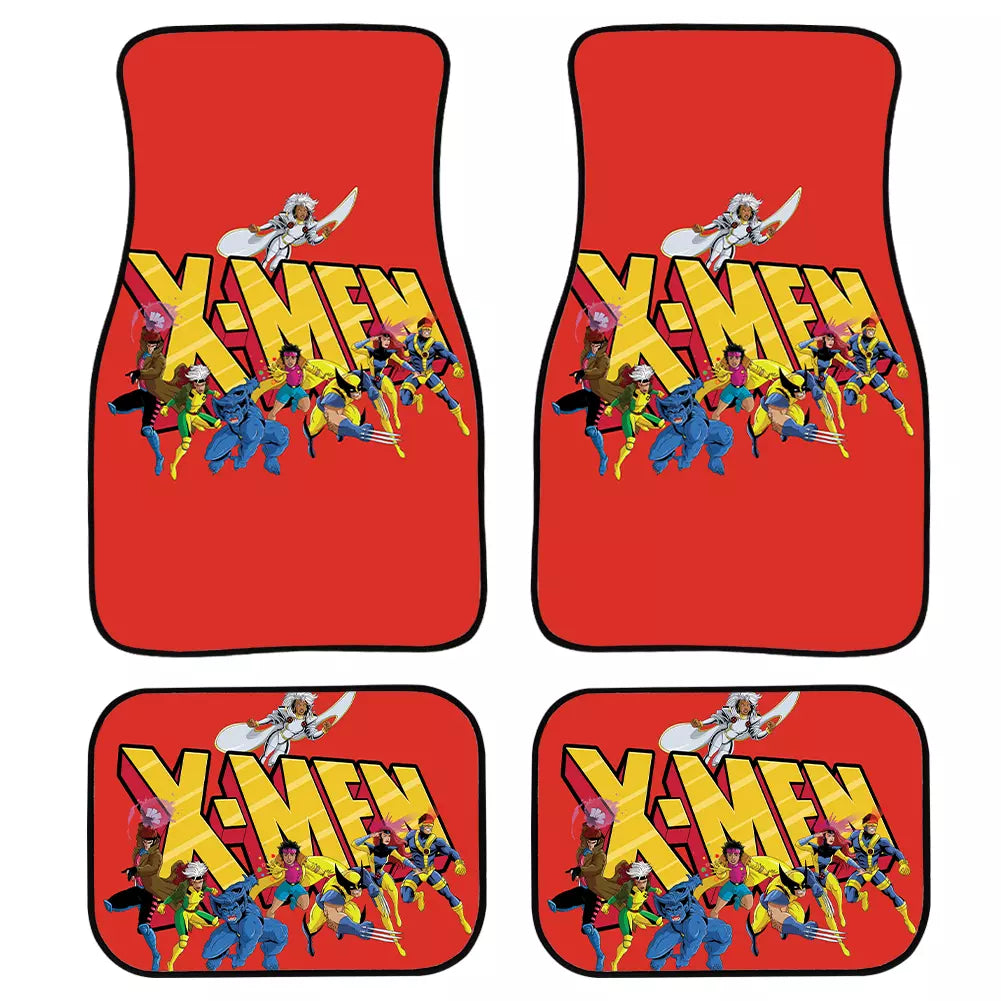 MV Car Floor Mats Superheroes Characters X-men Comic Graphic Car Mats