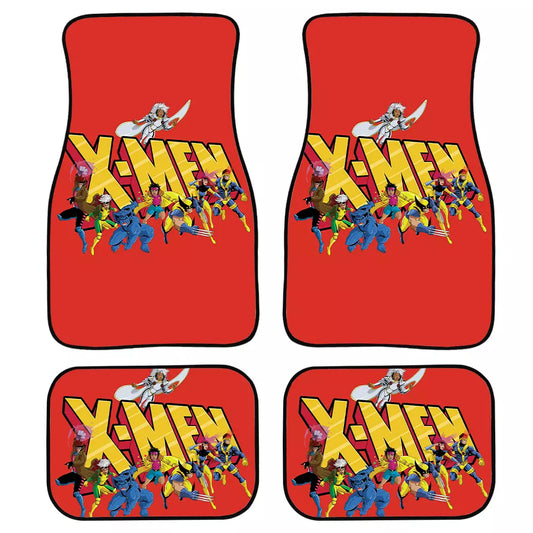 MV Car Floor Mats Superheroes Characters X-men Comic Graphic Car Mats