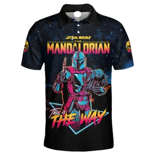 SW Polo Shirt Mandalorian This Is The Way Polo Tees Coloful