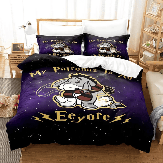 WTP Bedding Set DN My Patrious Is Eeyore Galaxy Duvet Covers Purple Unique Gift