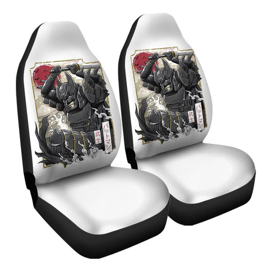 Batman Car Seat Covers DC Samurai Batman Japanese Style Seat Covers Black White