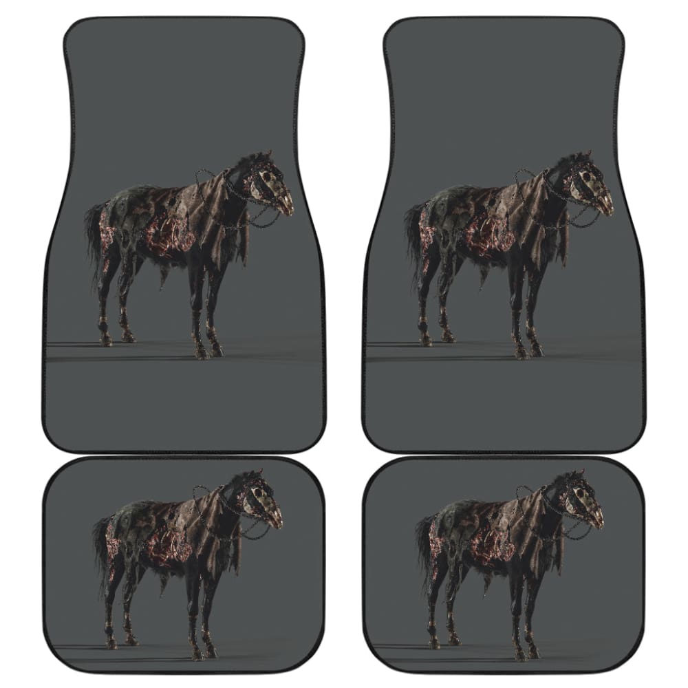 Horror Car Mats Scary Horror Zombie Horse Car Floor Mats