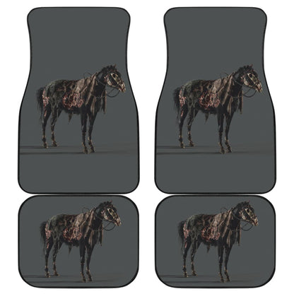 Horror Car Mats Scary Horror Zombie Horse Car Floor Mats