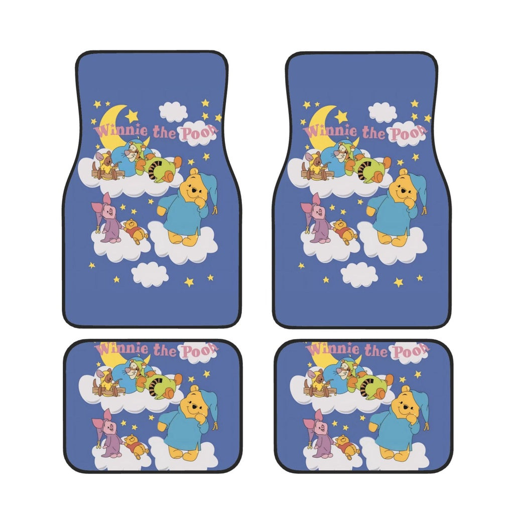 WTP Car Mats WTP With Friends Bedtime Gown Car Floor Mats Blue