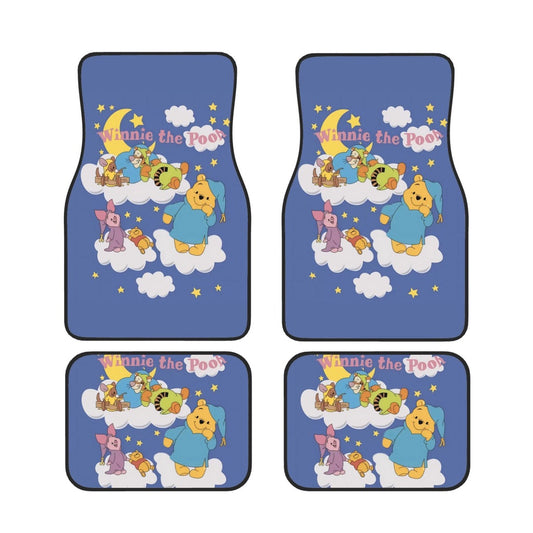 WTP Car Mats WTP With Friends Bedtime Gown Car Floor Mats Blue