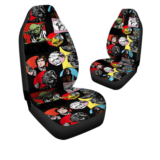 SW Car Seat Covers Cartoon Characters Pattern Seat Covers Colorful