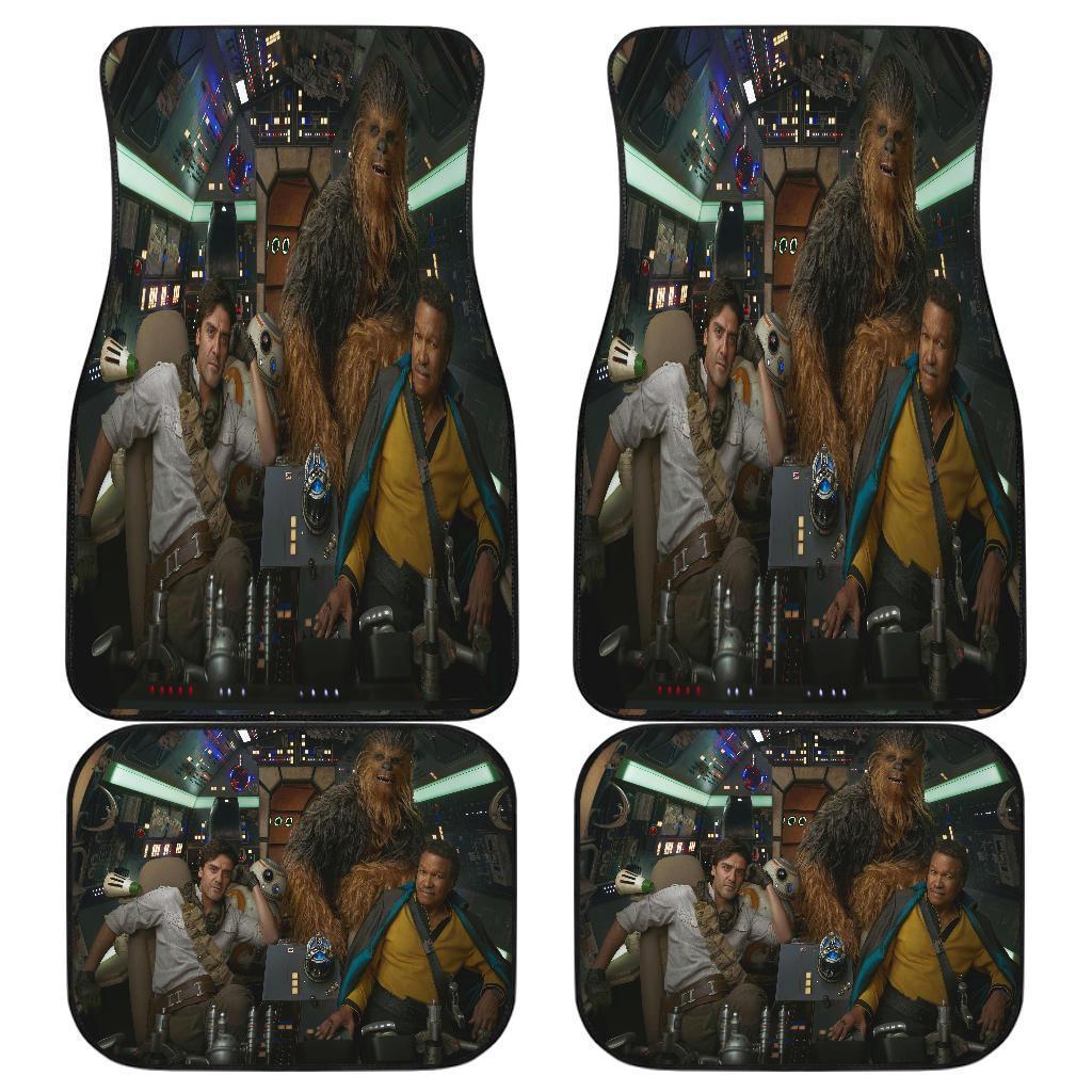 SW Car Mats SW Movie Characters Graphic Car Floor Mats Colorful