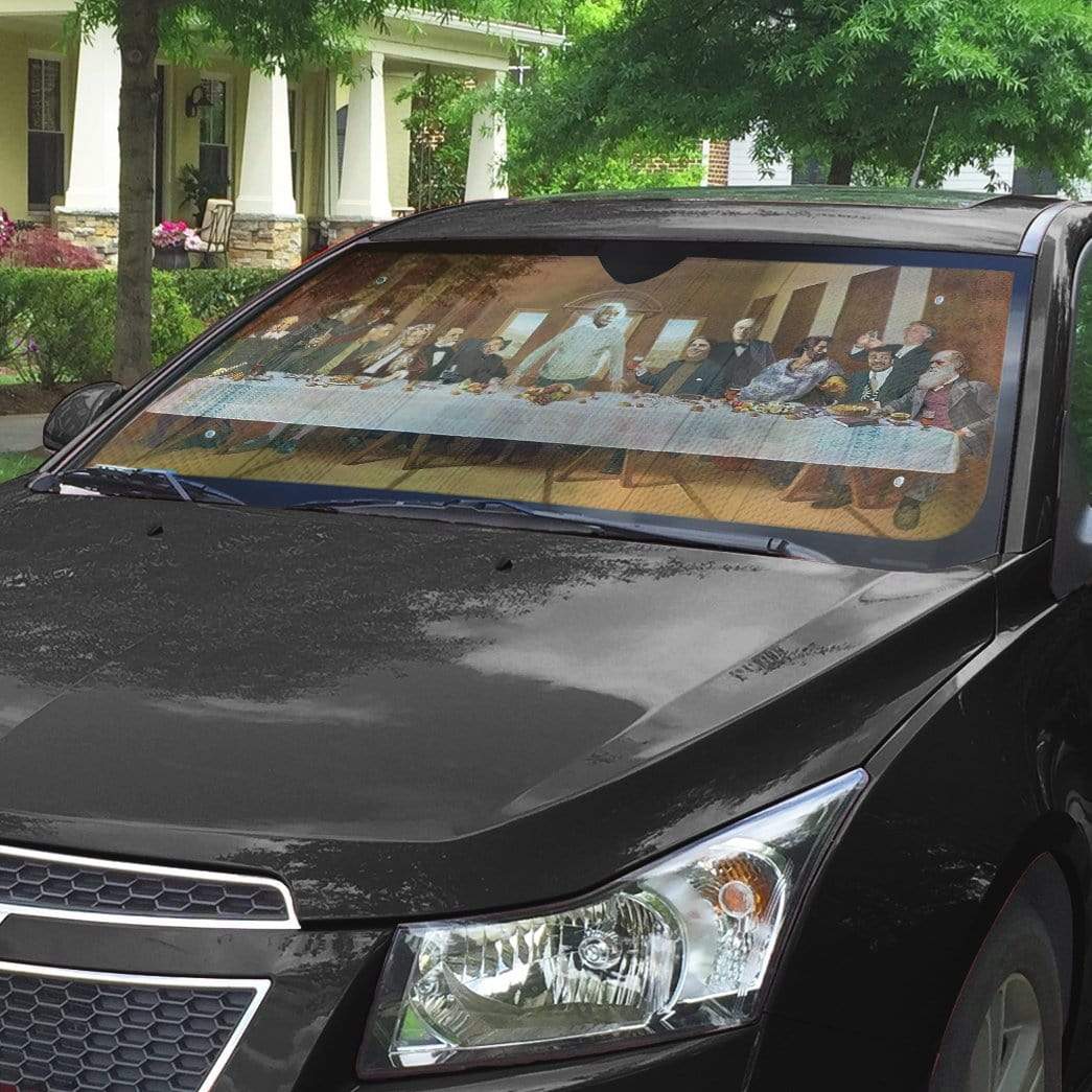 Gearhumans The Last Supper Scientist Custom Auto Car SunShade