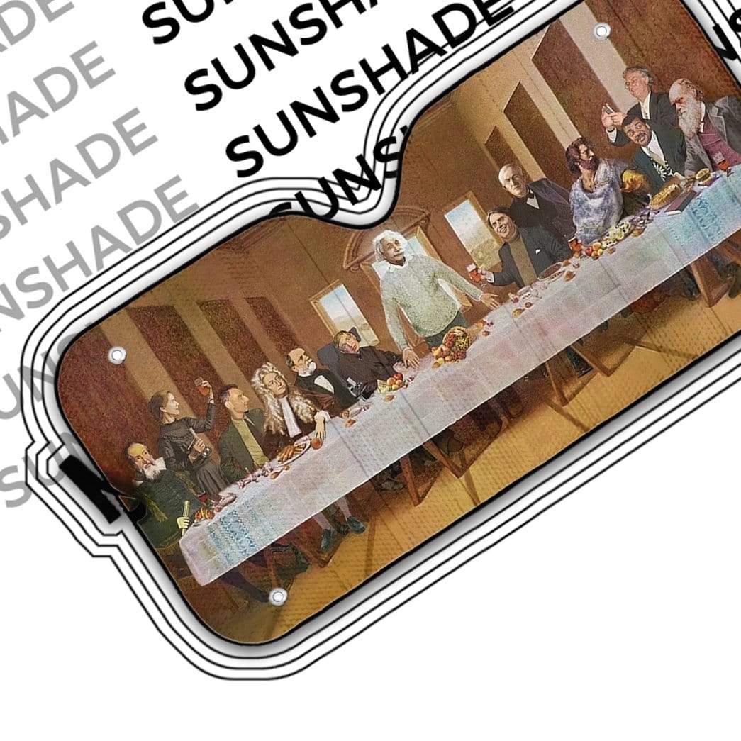Gearhumans The Last Supper Scientist Custom Auto Car SunShade