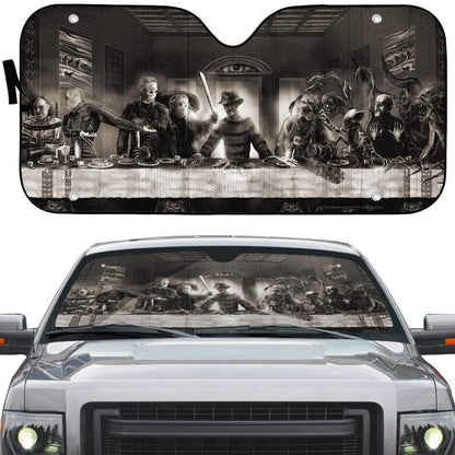 Gearhumans The Last Supper Serial Killer Group Custom Auto Car SunShade
