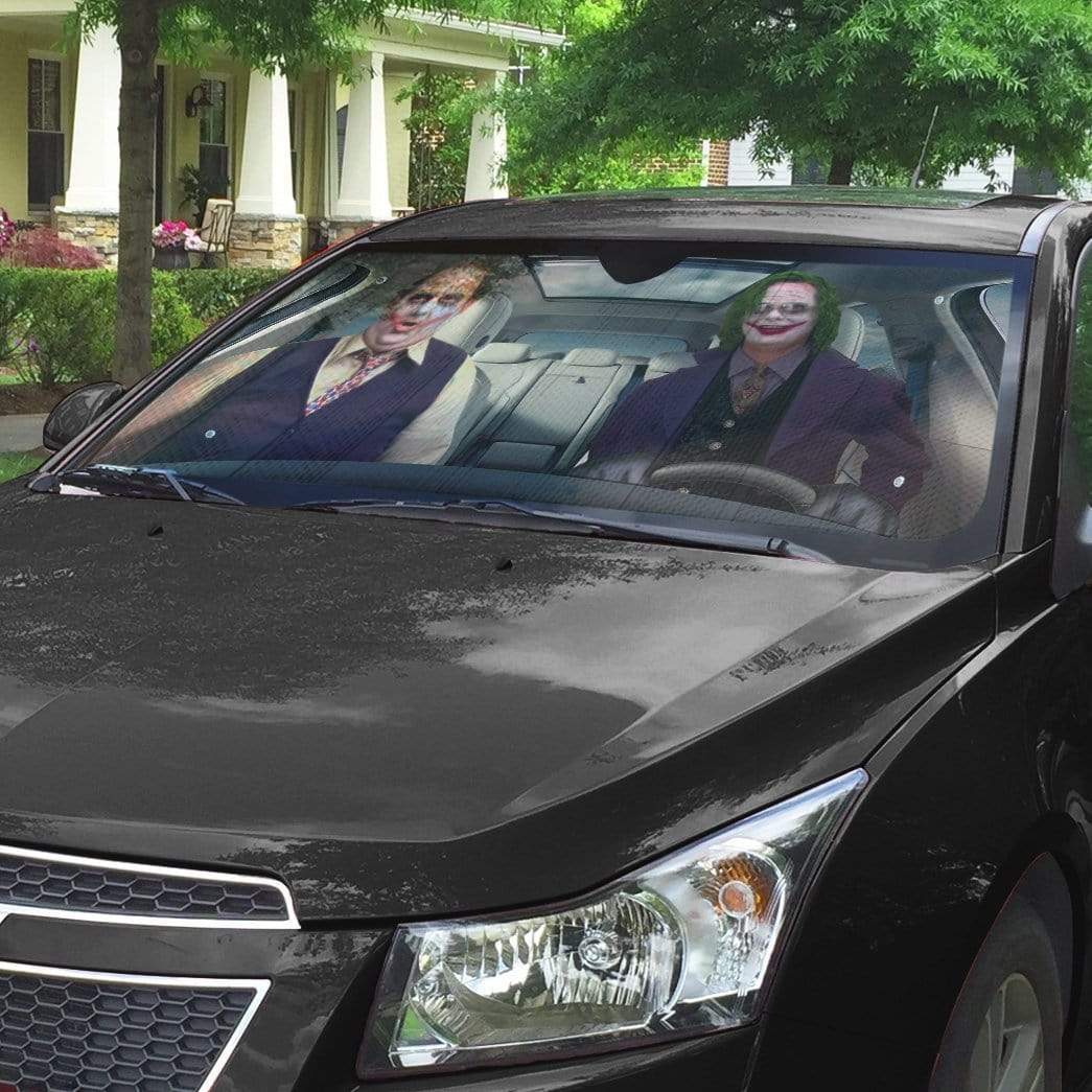 Gearhumans The Office Joker Custom Auto Car SunShade