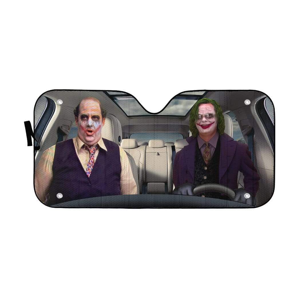 Gearhumans The Office Joker Custom Auto Car SunShade