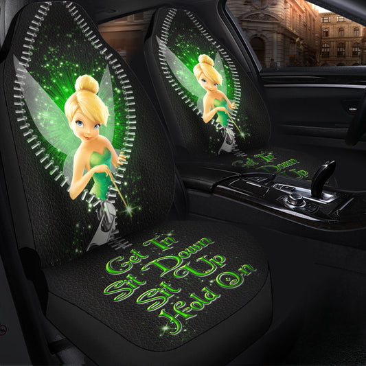 Tinker Bell Get In Sit Down Shut Up Hold On Car Seat Cover