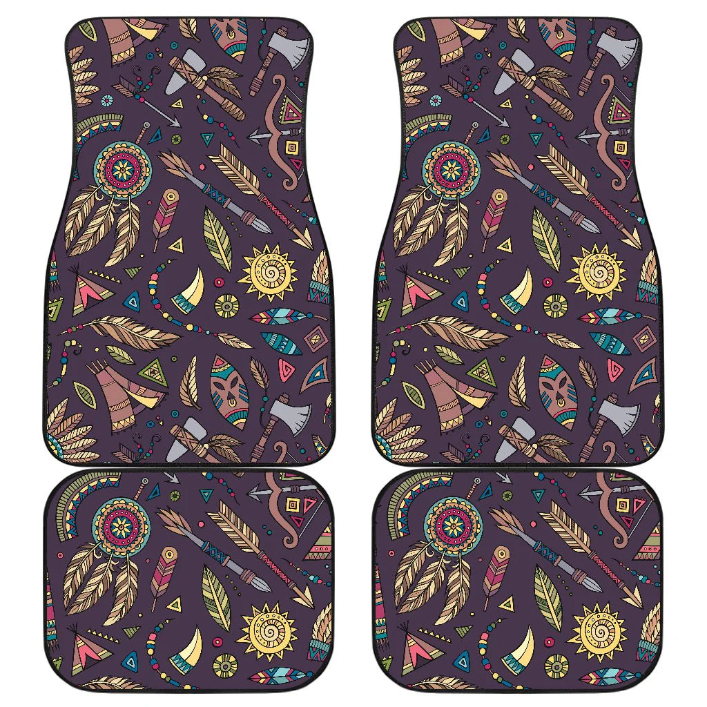 Native American Car Mats Native American Tribal Pattern Car Floor Mats Colorful