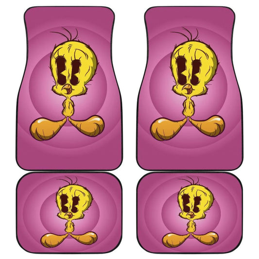 Looney Tunes Car Floor Mats Looney Tunes Weird Face Tweety Car Mats