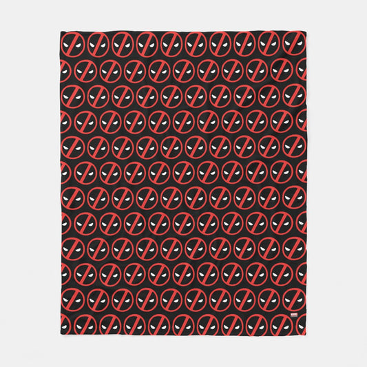 Deadpool Blanket Deadpool Anti-Hero Symbol Pattern Blanket Red Black