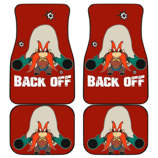 Looney Tunes Car Floor Mats Looney Tunes Yosemite Sam Back Off Car Mats