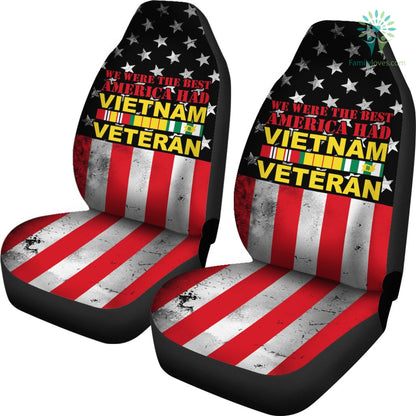 Veteran Car Seat Covers We Were The Best America Seat Covers Black Red