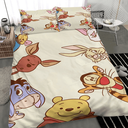 WTP Bedding Set DN WTP All Friends Popup Heads Duvet Covers Colorful Unique Gift