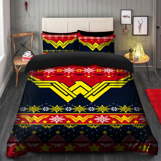 Wonder Woman 2 Christmas Bedding Set