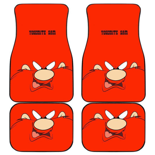 Looney Tunes Car Floor Mats Looney Tunes Yosemite Sam Face Character Car Mats